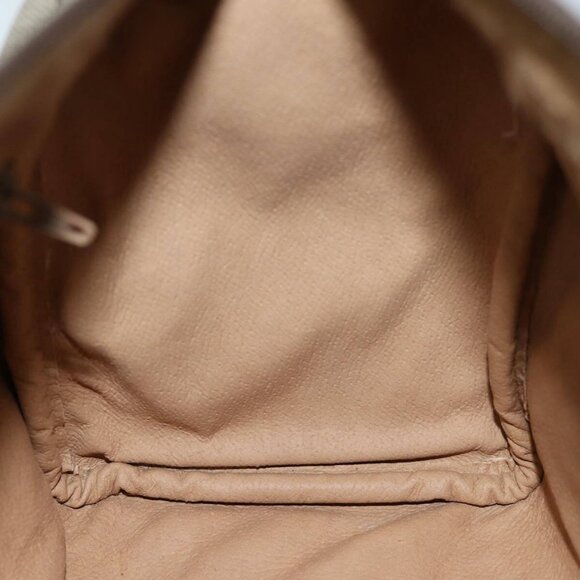 GUCCI GG Supreme Web Sherry Line Hand Bag PVC Beige Red - Picture 15 of 16